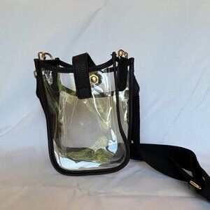 NEW - Clear Stadium bag with black trim